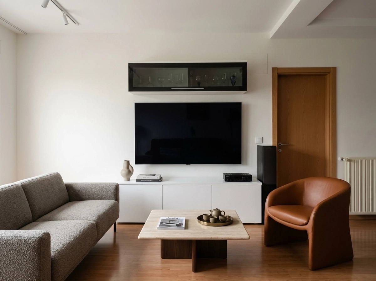 Minimalism Living Room design — interior photo by GenRoom AI