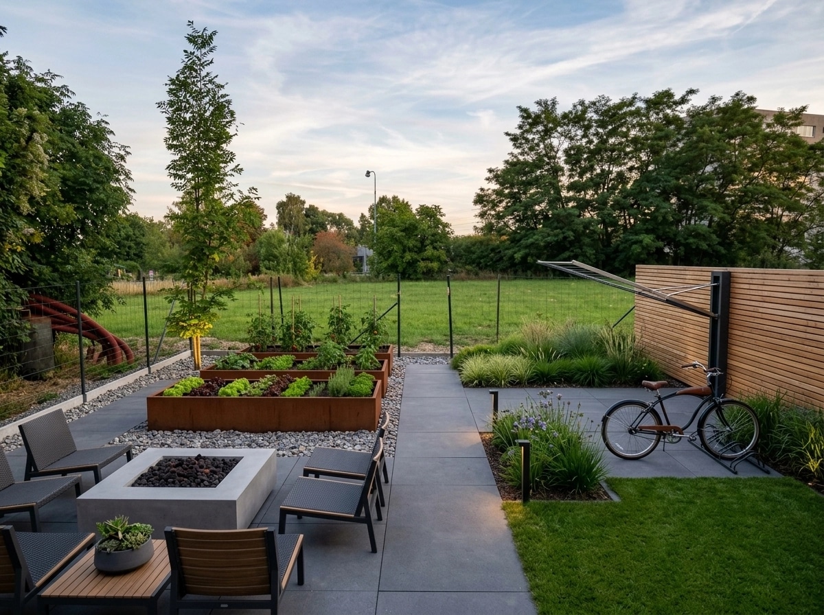 Landscape design in Contemporary Yard style — Yard by GenRoom AI