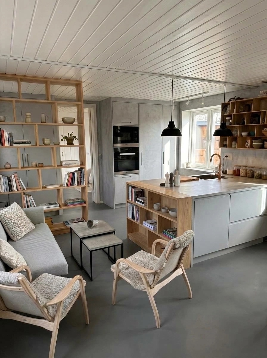Scandinavian Soggiorno design — interior photo by GenRoom AI