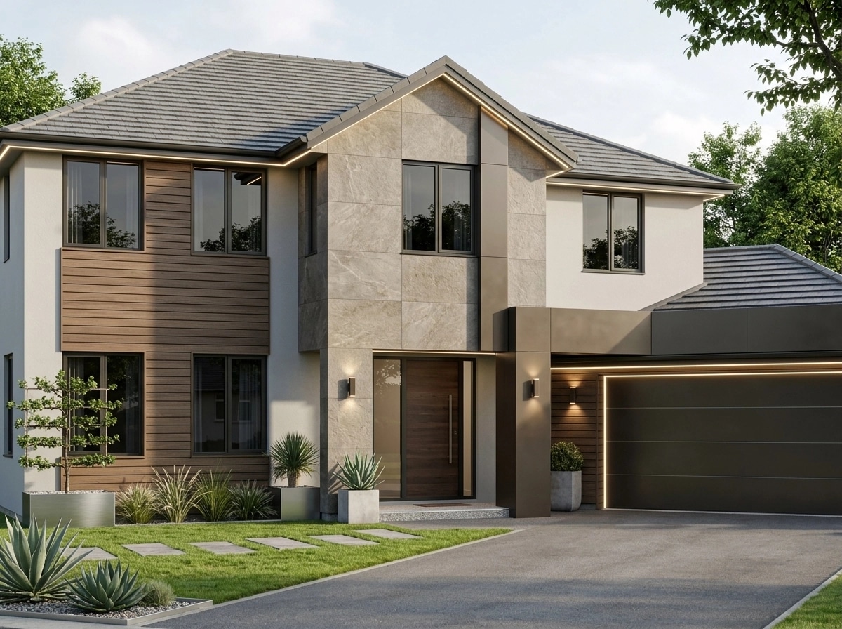 Facade design in Contemporary Facade style — Facade by GenRoom AI