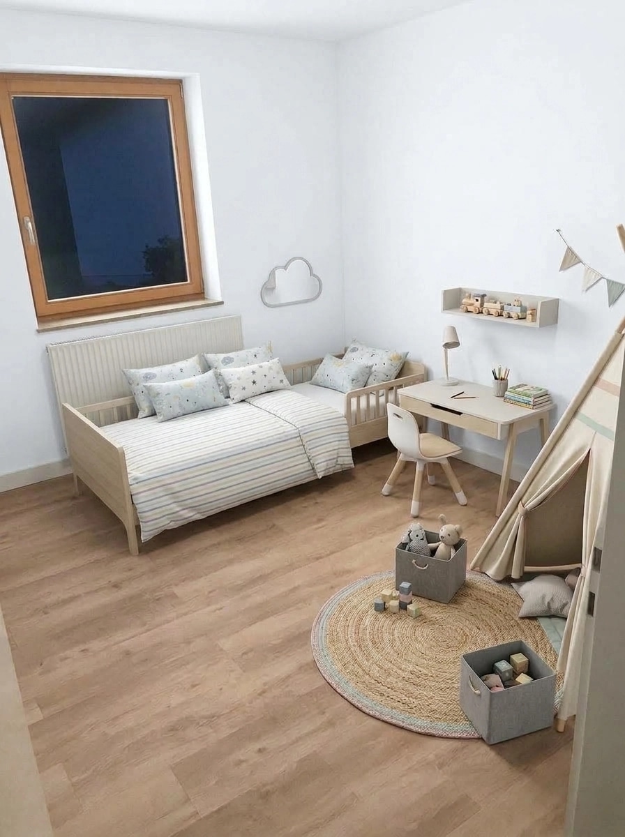 Interior design in Contemporary style — Kids Room by GenRoom AI