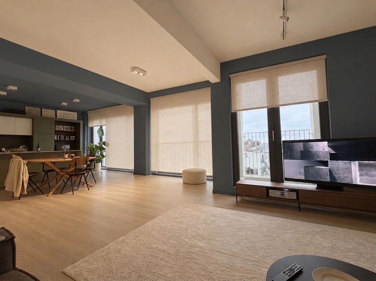 Interior design in Minimalism style — Living Room by GenRoom AI