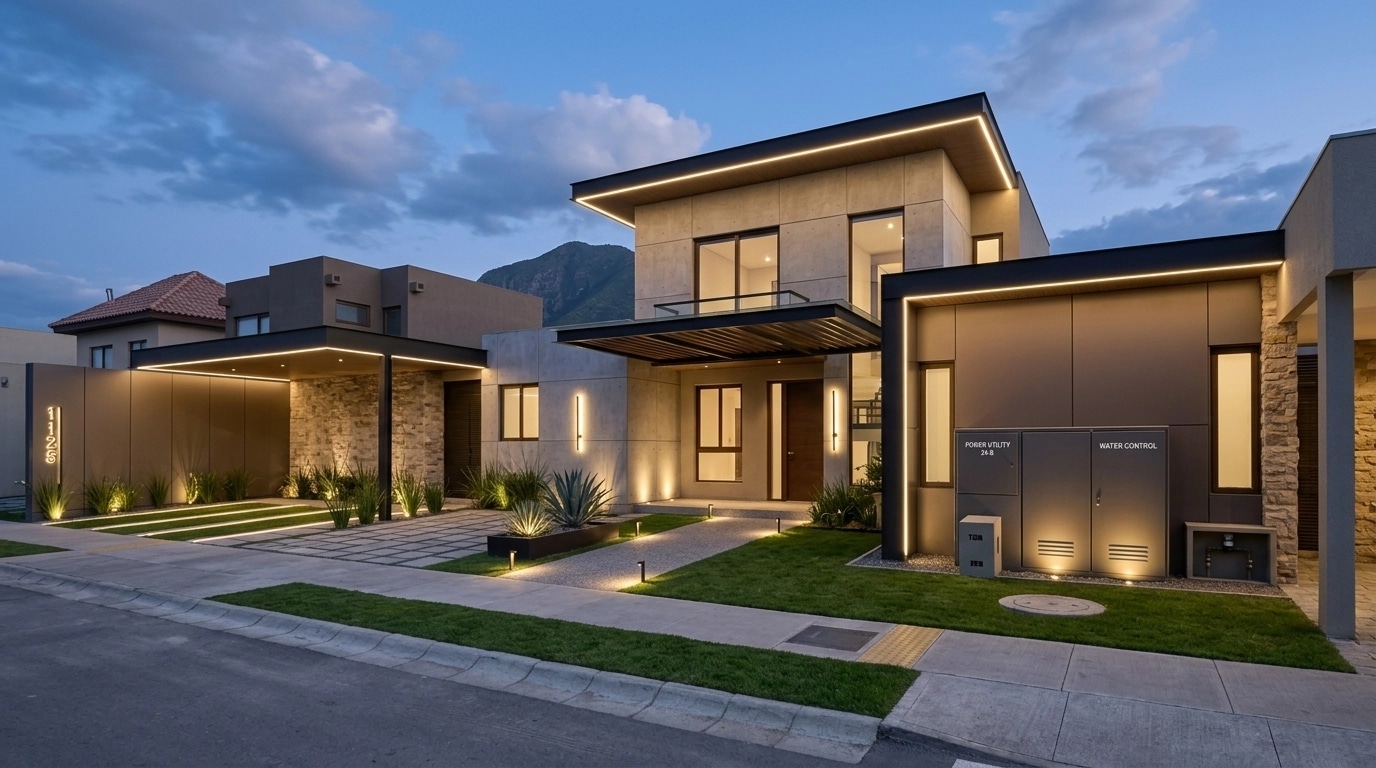 Contemporary Facade Facade design — facade photo by GenRoom AI