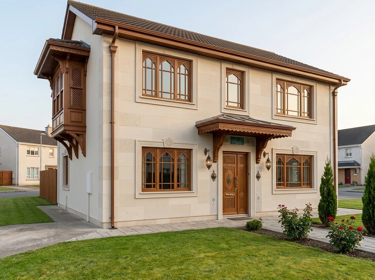 Facade design in Ottoman Facade style — photo by GenRoom AI