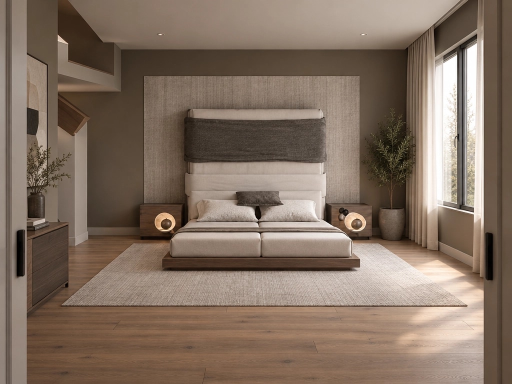 Contemporary Bedroom design — interior photo by GenRoom AI