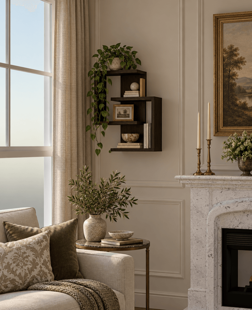Interior design in Neoclassic style — Living Room by GenRoom AI