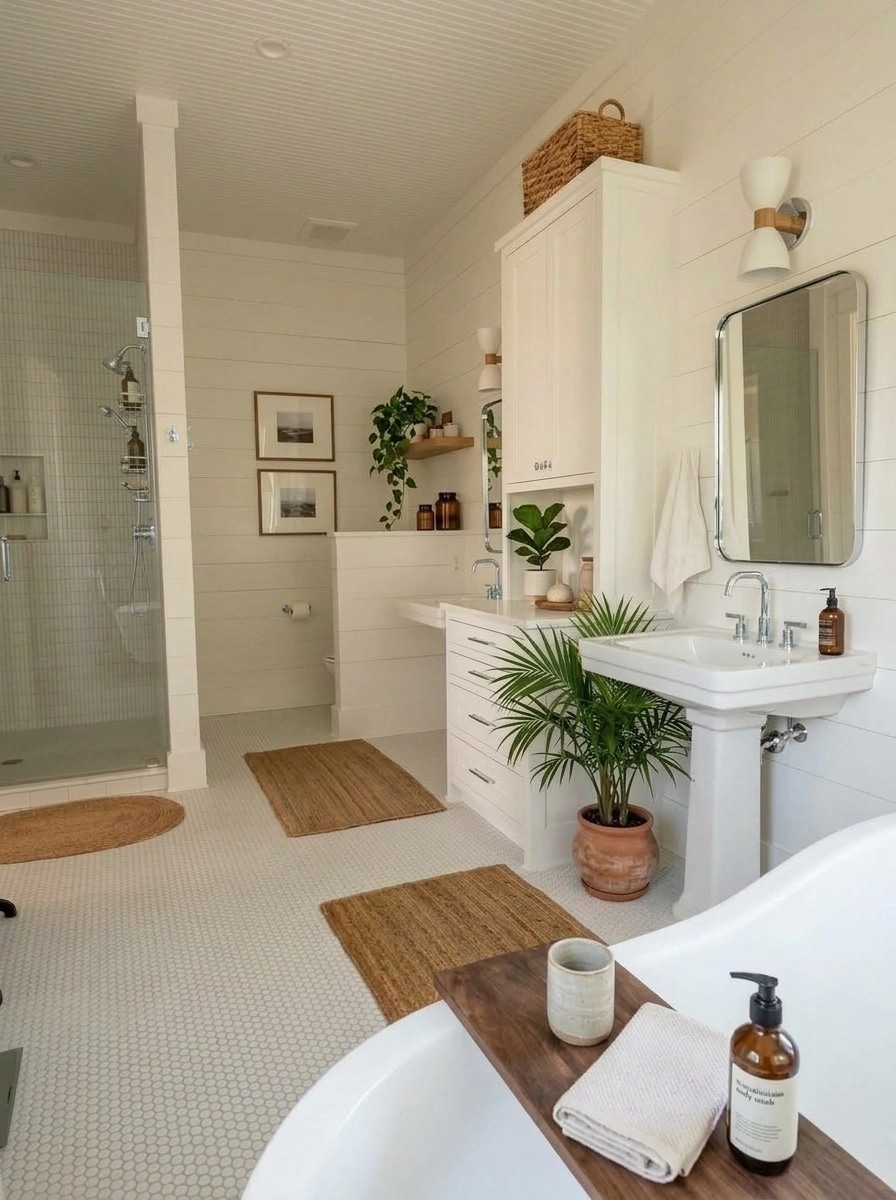 Interior design in Scandinavian style — Bathroom by GenRoom AI