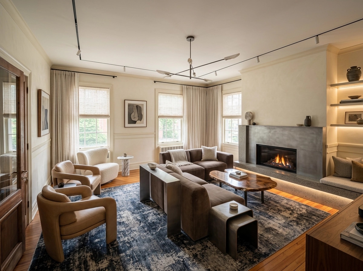 Interior design in Contemporary style — Living Room by GenRoom AI