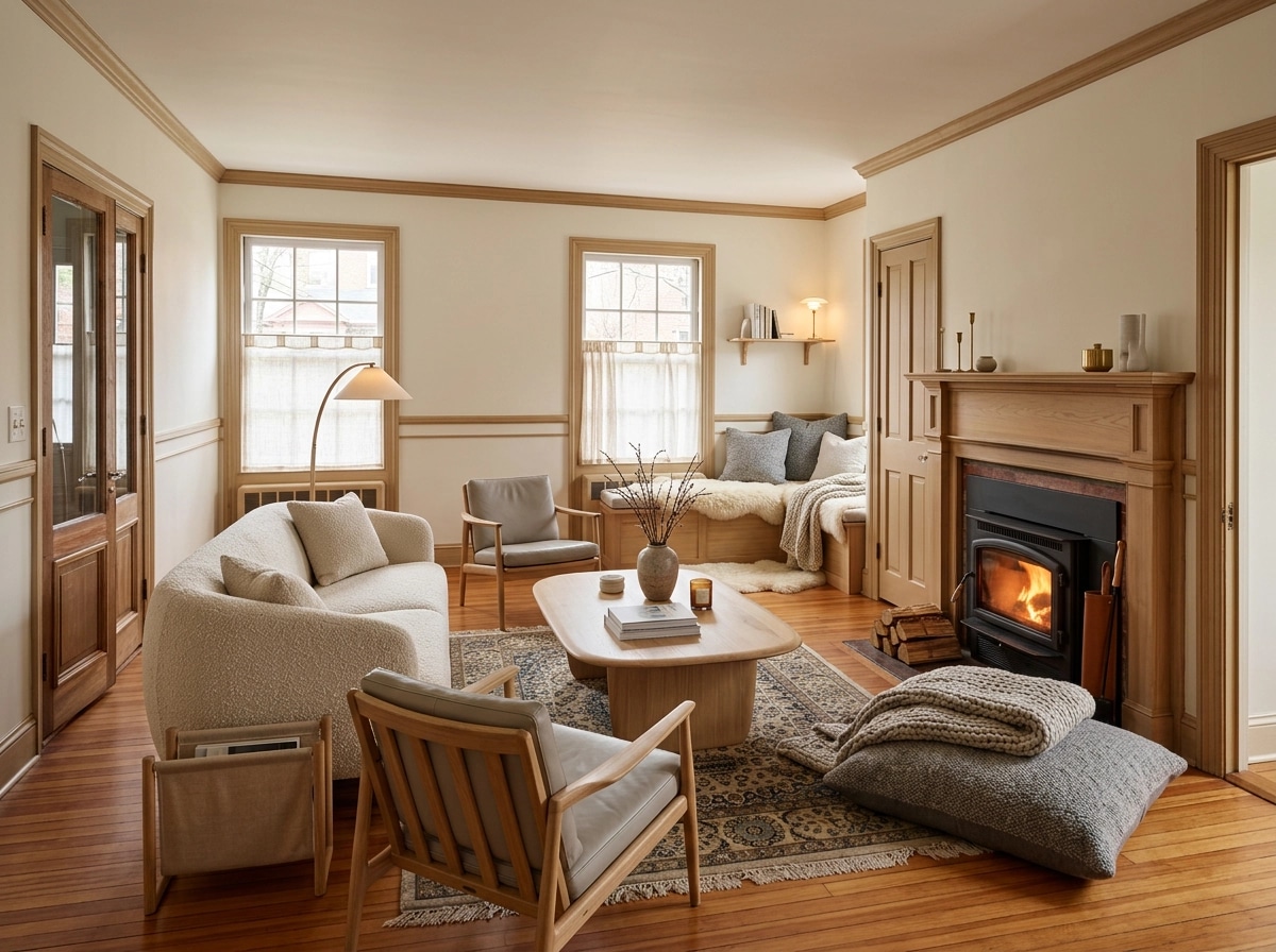 Scandinavian Living Room design — interior photo by GenRoom AI