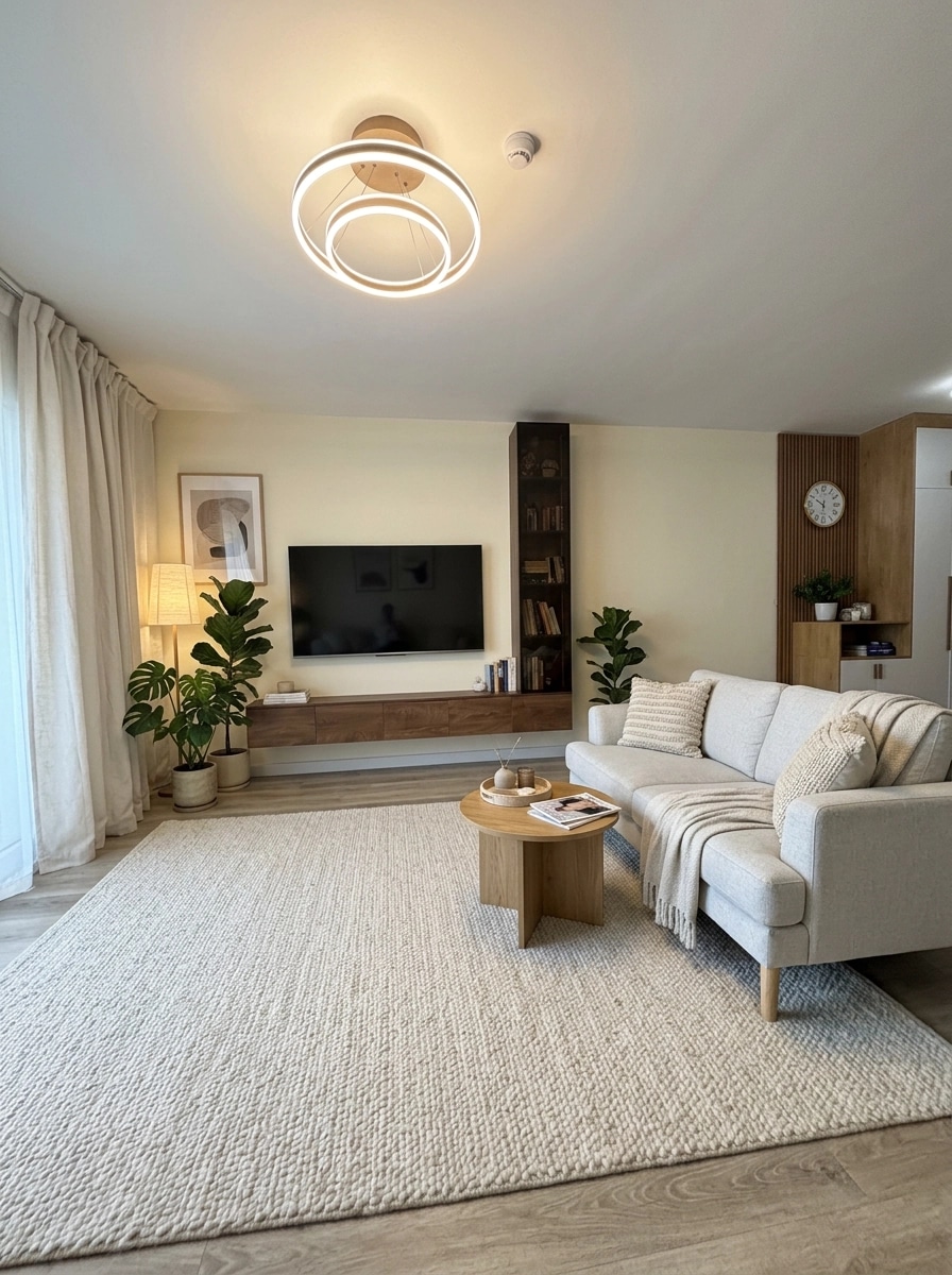 Interior design in Scandinavian style — Living Room by GenRoom AI