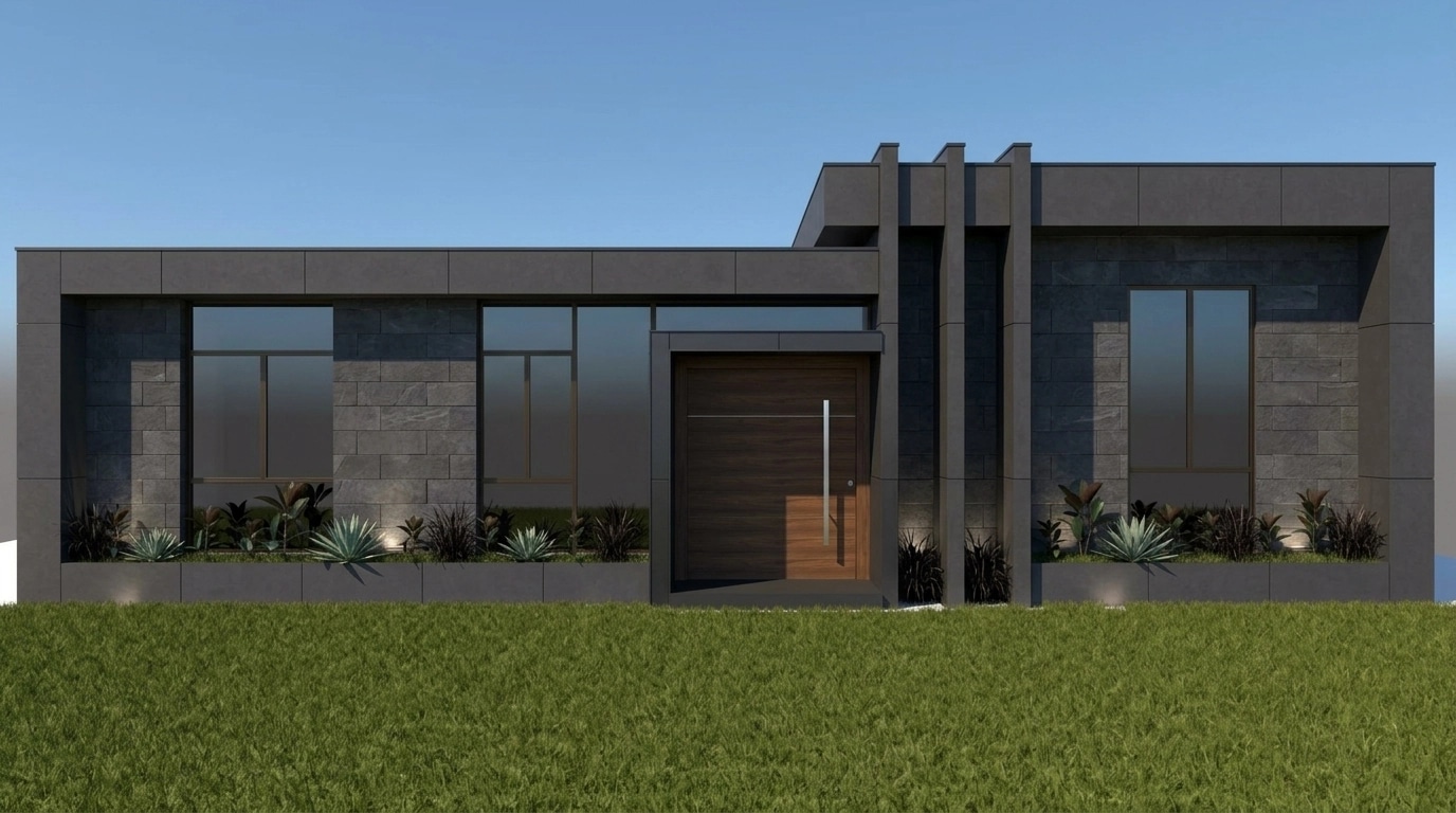 Facade design in Contemporary Facade style — Facade by GenRoom AI