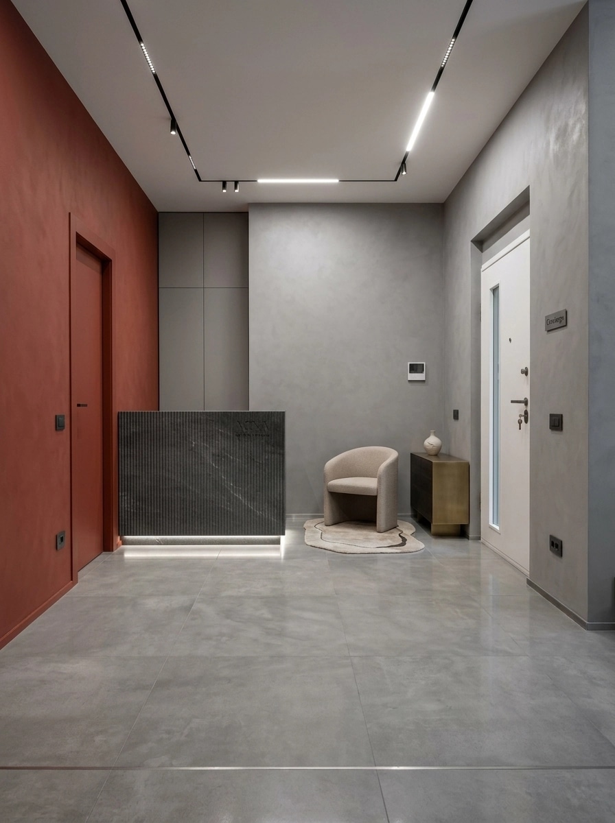 Interior design in Minimalism style — lobby by GenRoom AI