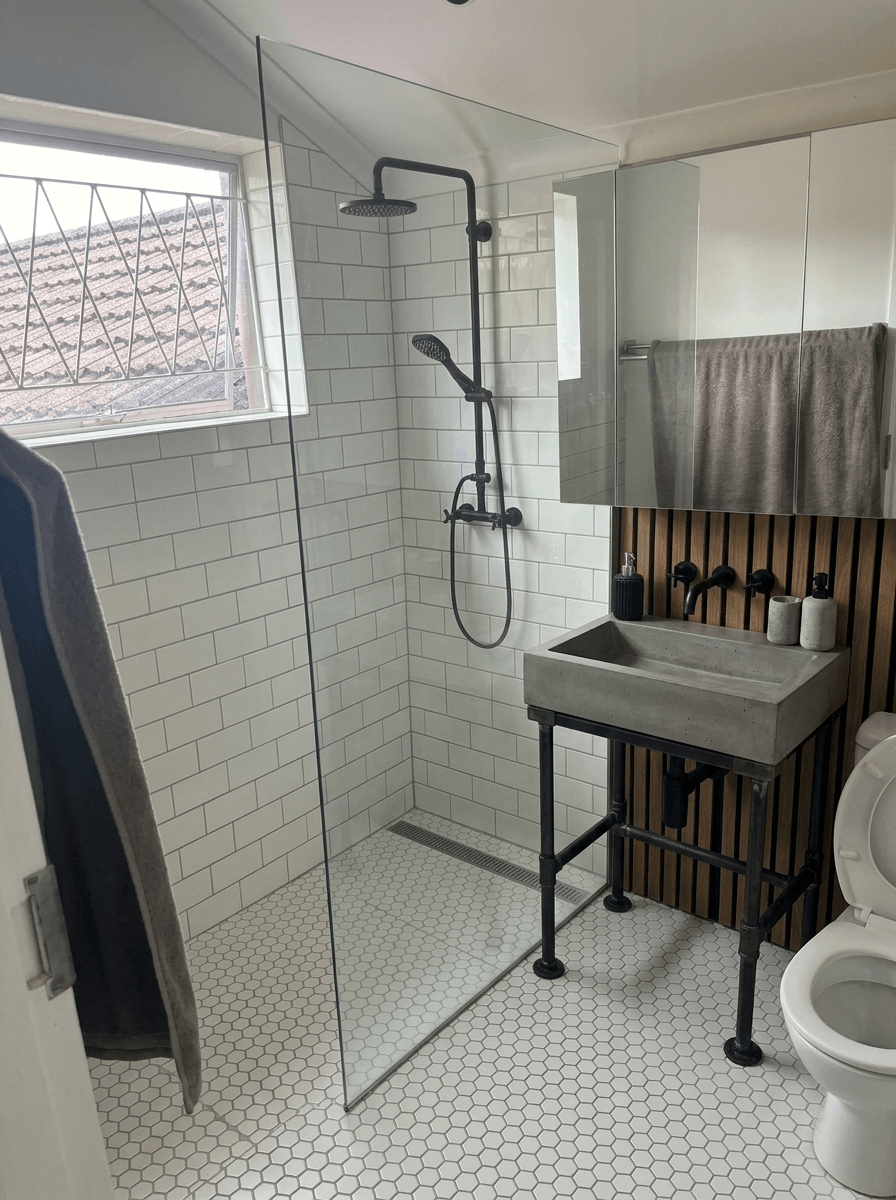 Bathroom interior in no_style style — photo by GenRoom AI