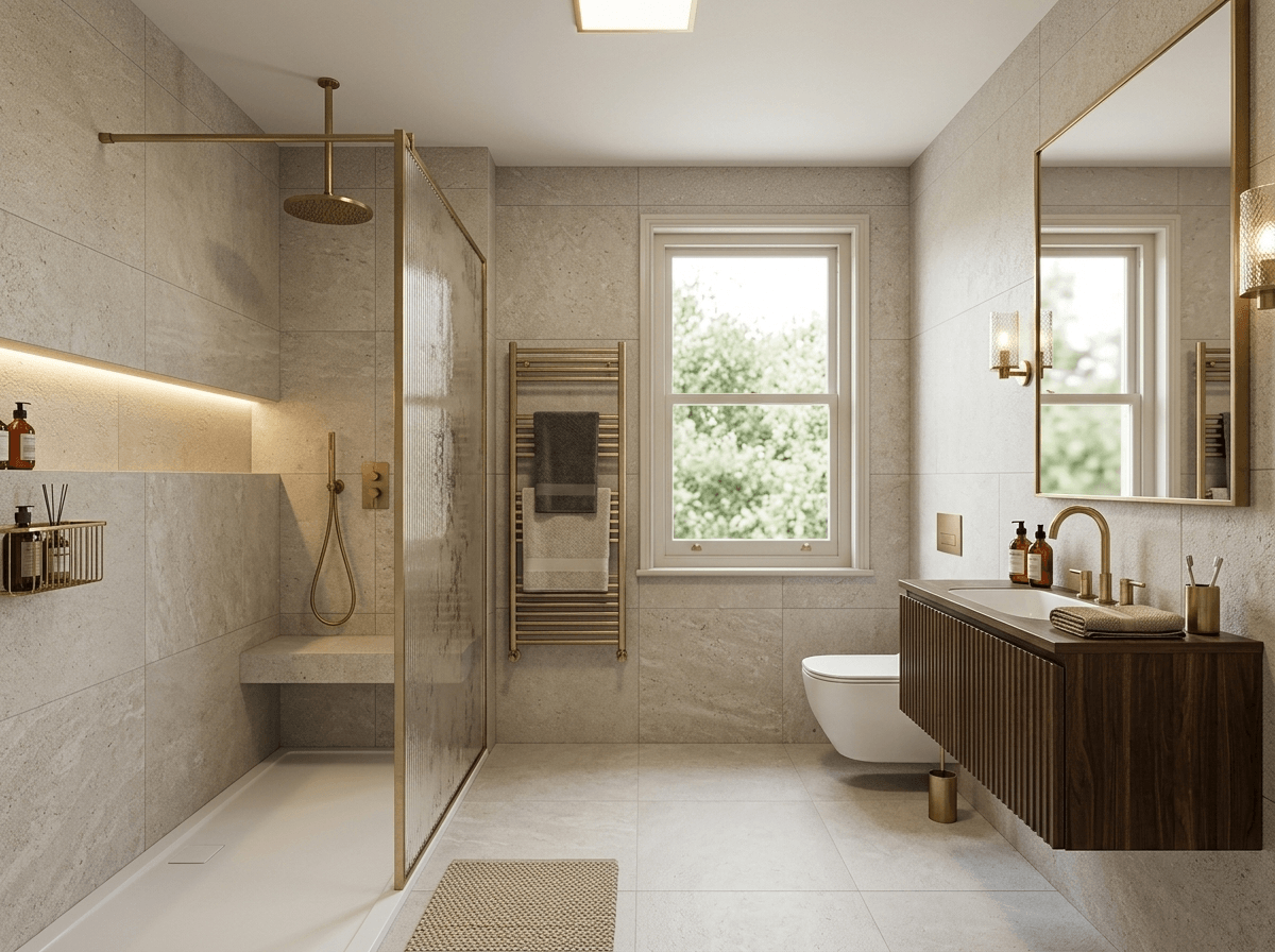 Bathroom interior in no_style style — photo by GenRoom AI