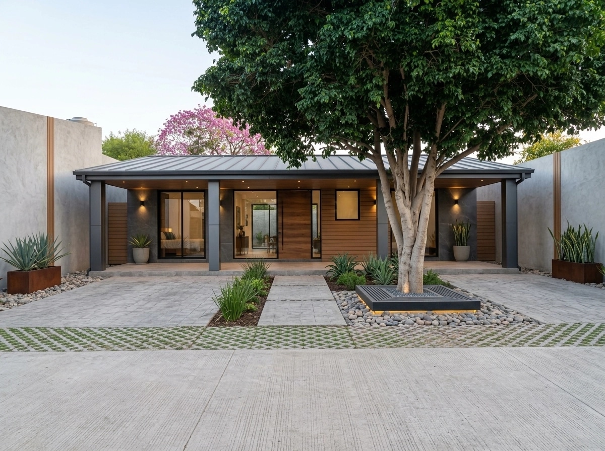 Contemporary Facade Facade design — facade photo by GenRoom AI