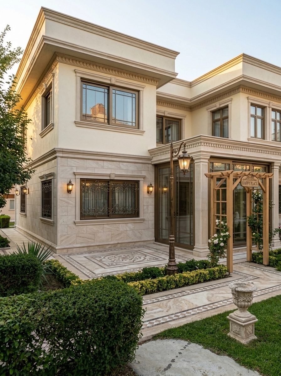 Cephe tasarımı Classic Facade stili — Cephe GenRoom AI