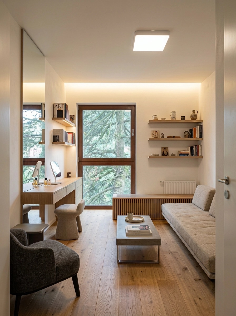 Interior design in Contemporary style — Living Room by GenRoom AI
