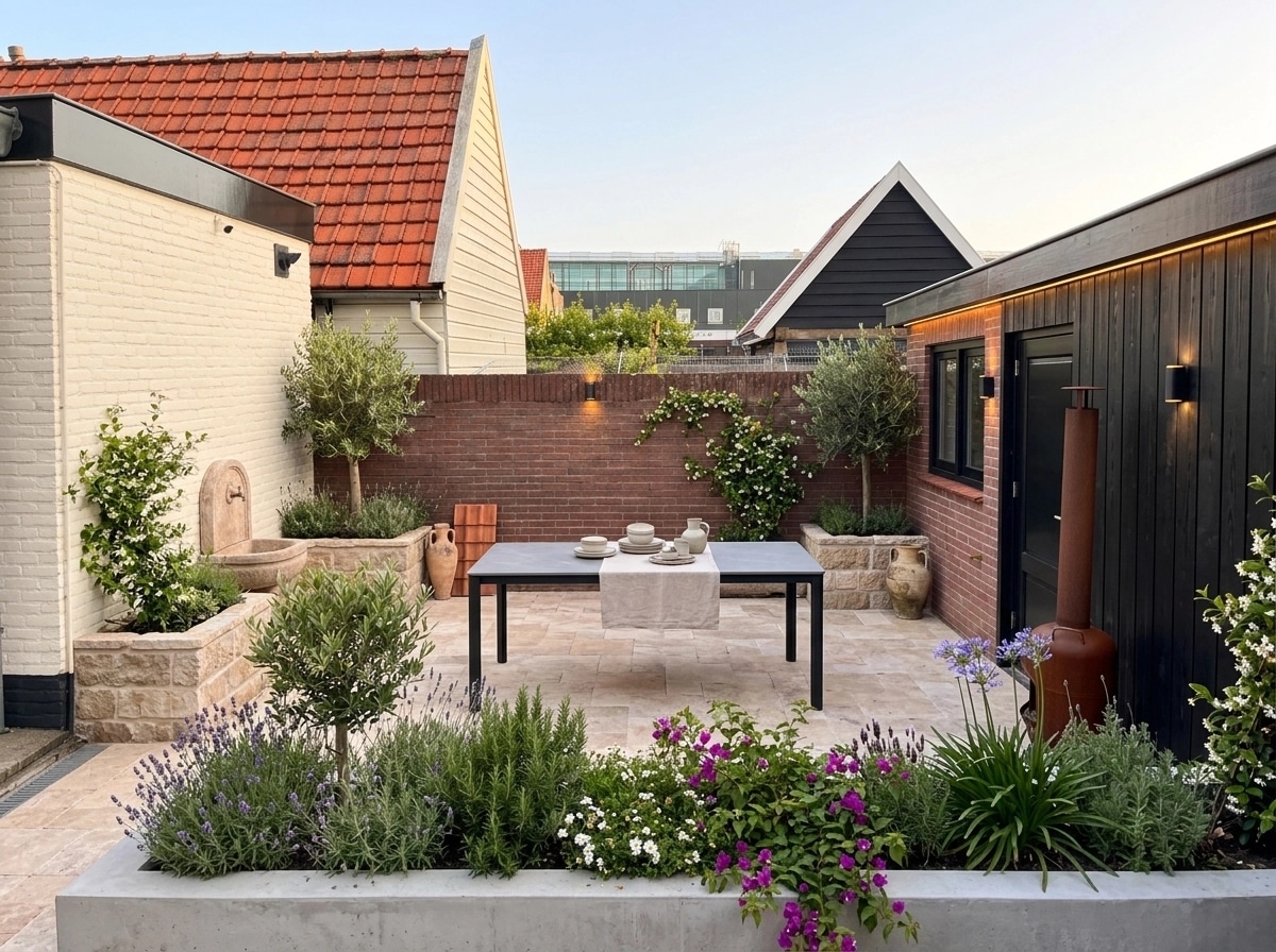Mediterranean Yard Yard design — yard photo by GenRoom AI