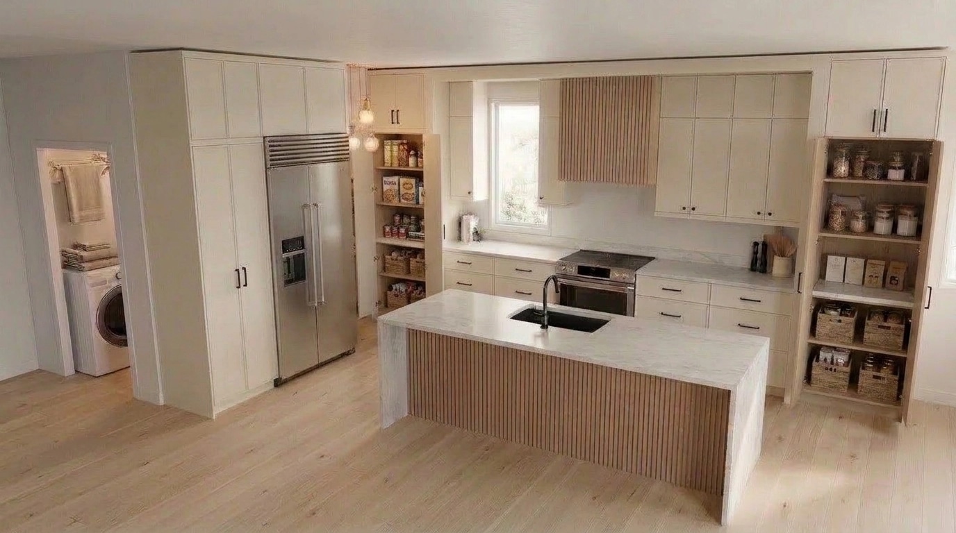 Scandinavian Kitchen design — interior photo by GenRoom AI