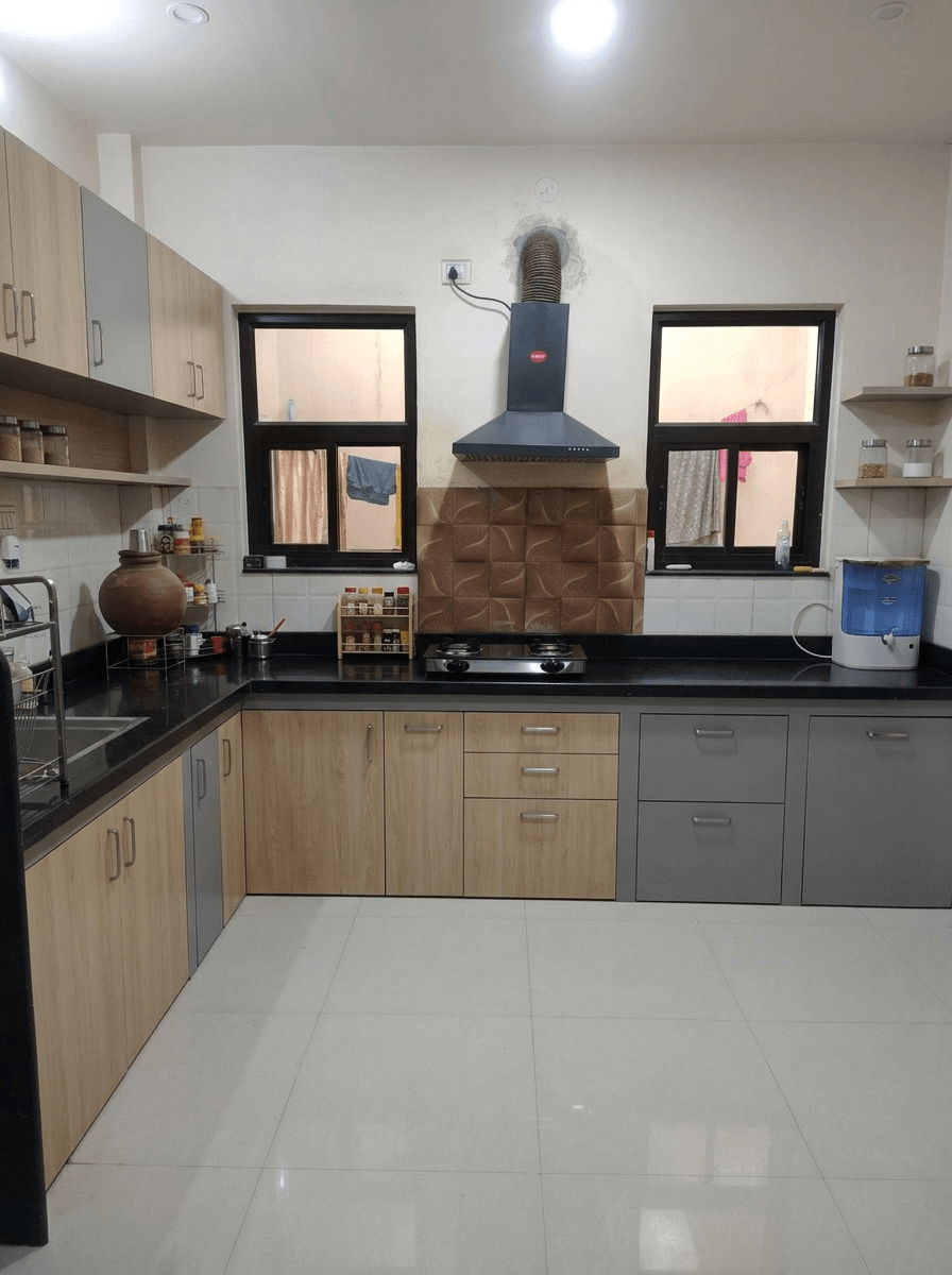 Kitchen interior in no_style style — photo by GenRoom AI