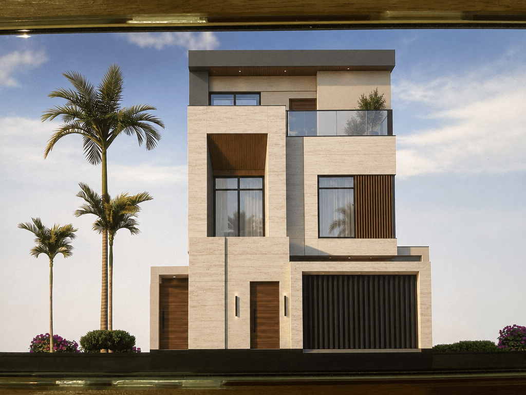 Facade design in Minimalist Facade style — Facade by GenRoom AI
