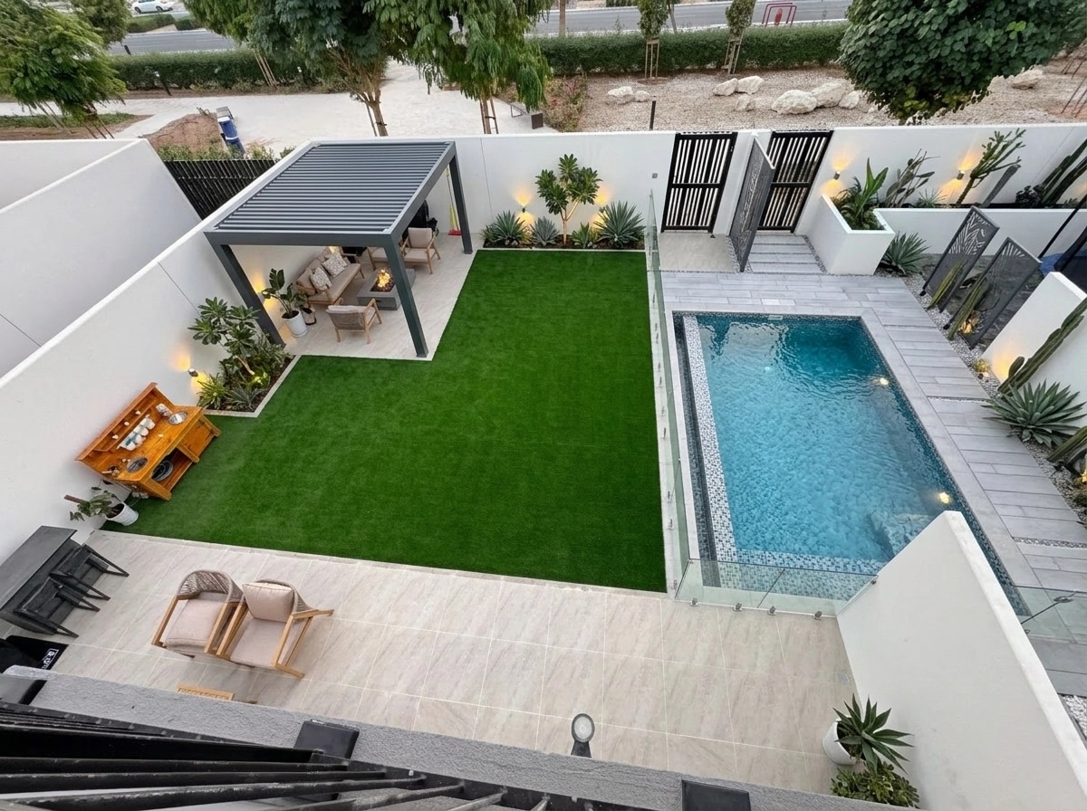 Contemporary Yard Yard design — yard photo by GenRoom AI