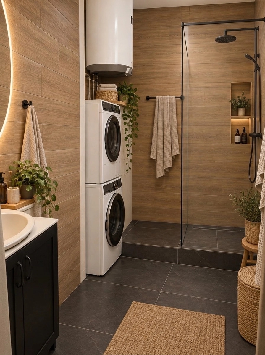 Interior design in Scandinavian style — Bathroom by GenRoom AI