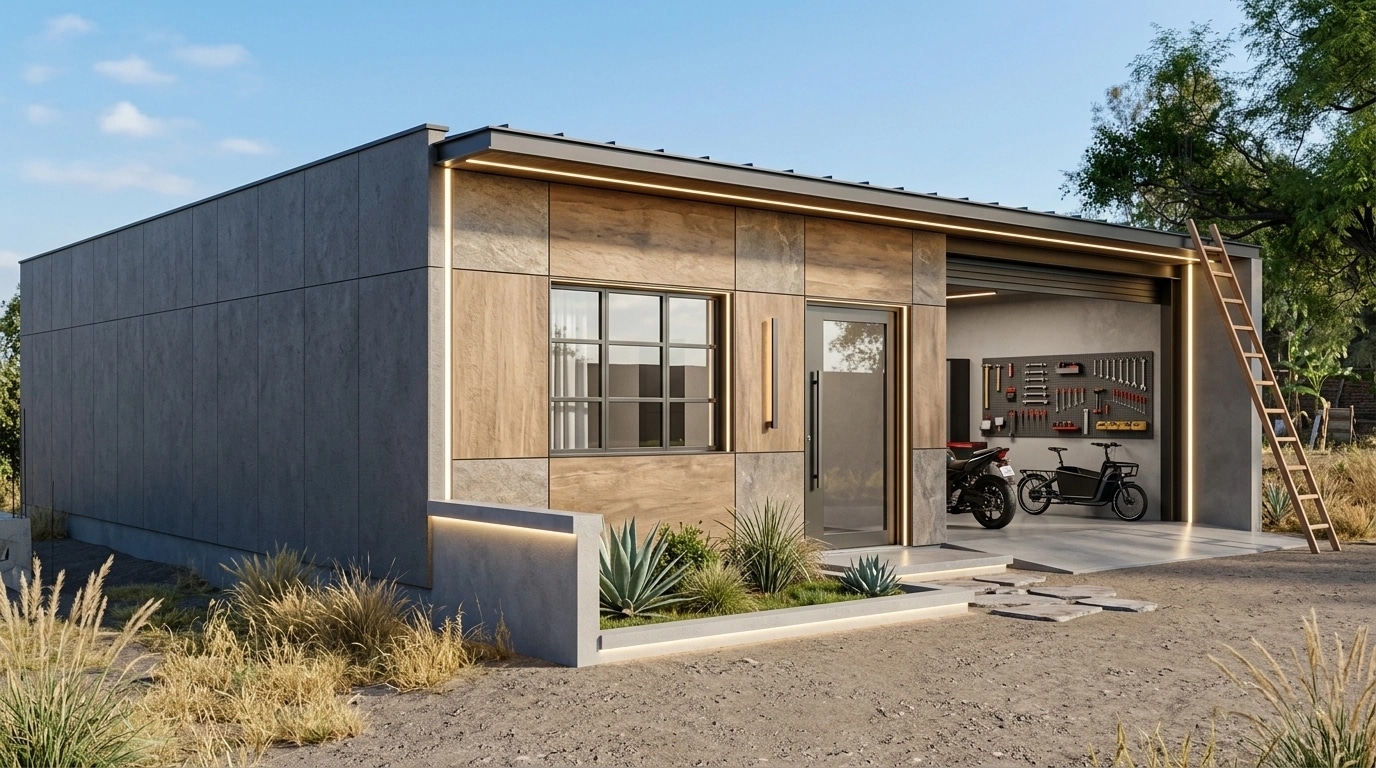 Contemporary Facade Facade design — facade photo by GenRoom AI