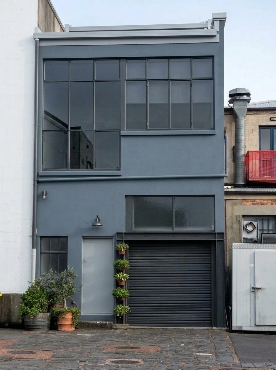 Facade design in Loft Facade style — Facade by GenRoom AI