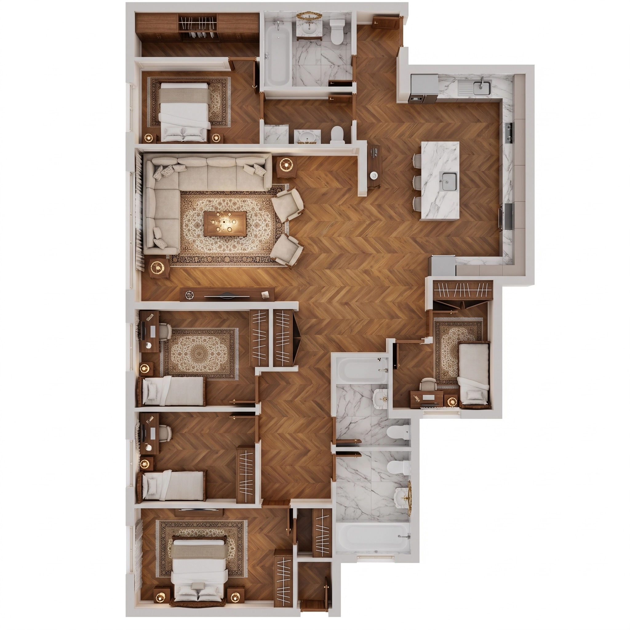 Interior design in Classic style — Living Room by GenRoom AI