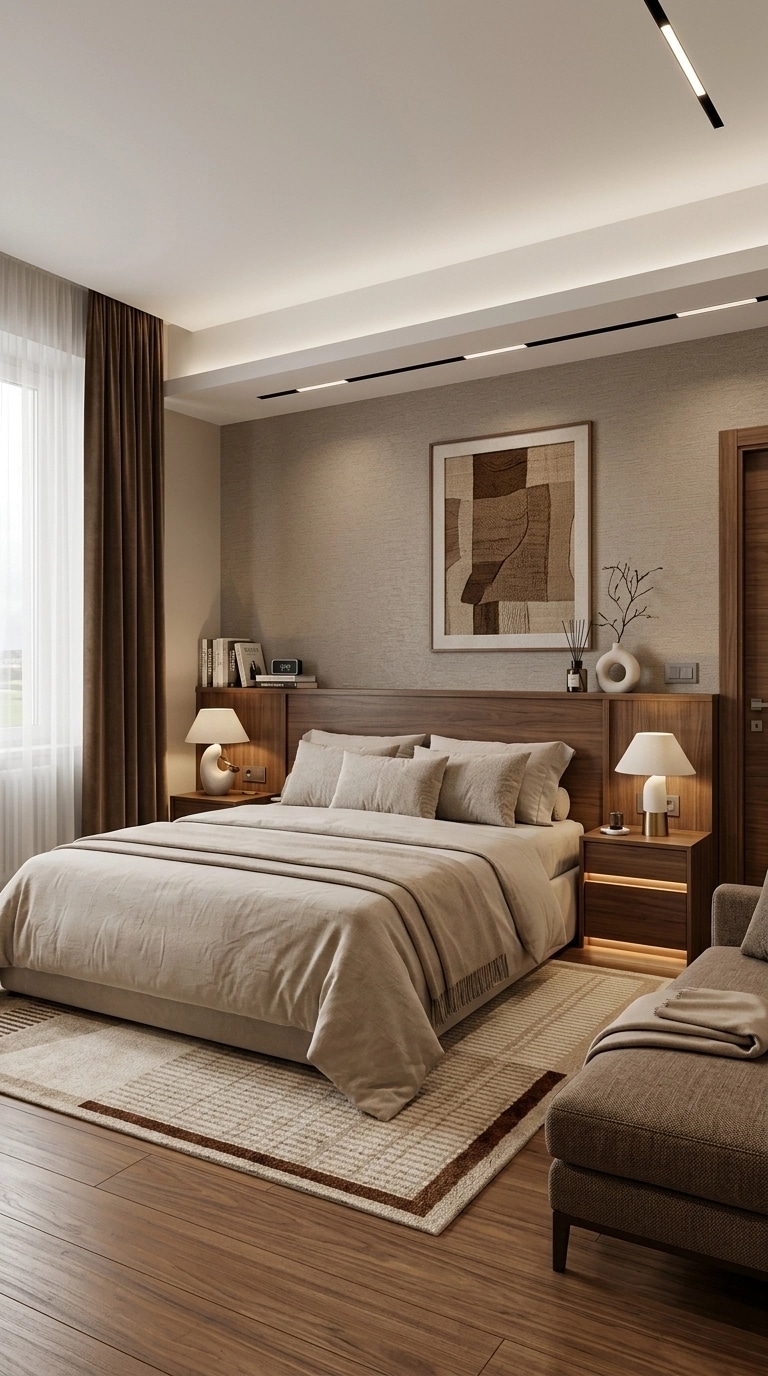 Contemporary Bedroom design — interior photo by GenRoom AI