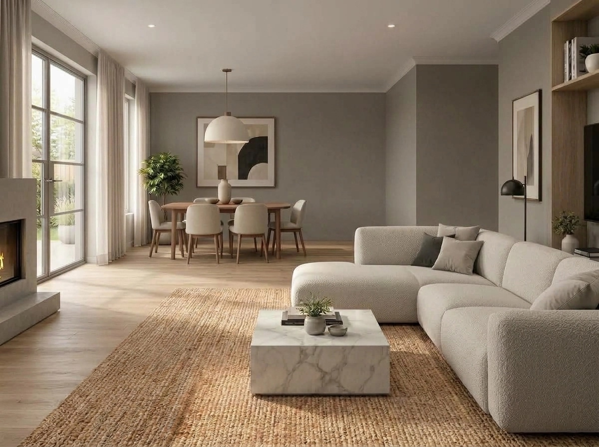 Interior design in Contemporary style — Living Room by GenRoom AI