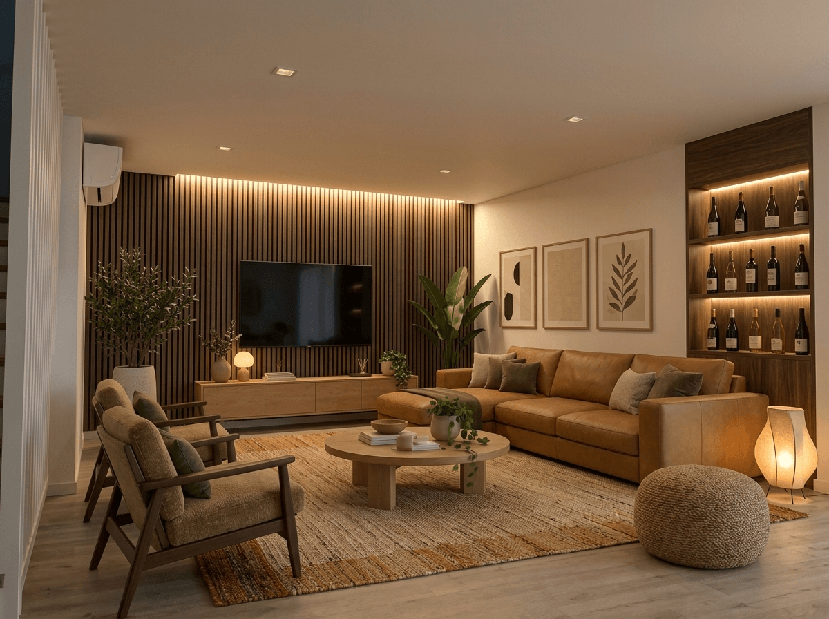 Scandinavian Living Room design — interior photo by GenRoom AI