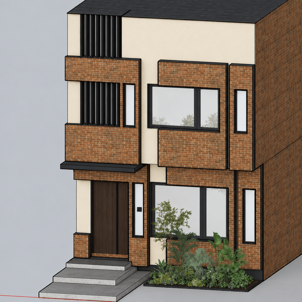 Contemporary Facade Facade design — facade photo by GenRoom AI