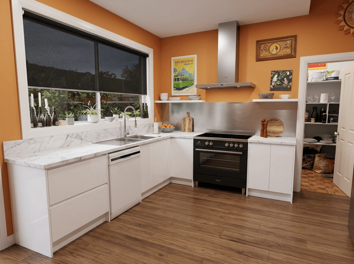 Kitchen interior in no_style style — photo by GenRoom AI