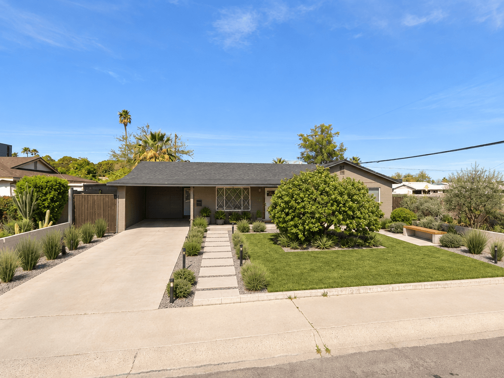 Landscape design in Minimalist Yard style — Yard by GenRoom AI