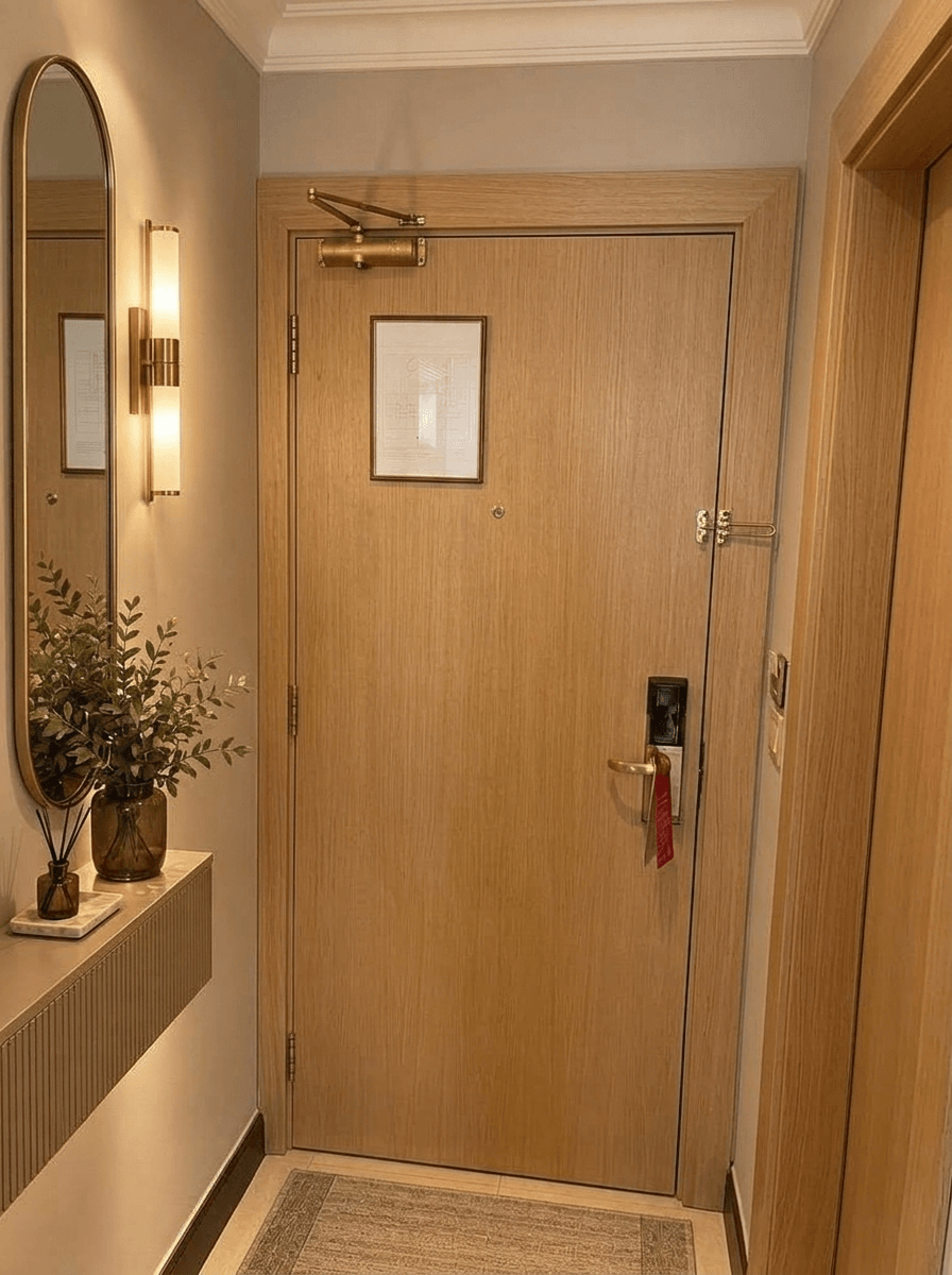 Hallway interior in Contemporary style — photo by GenRoom AI