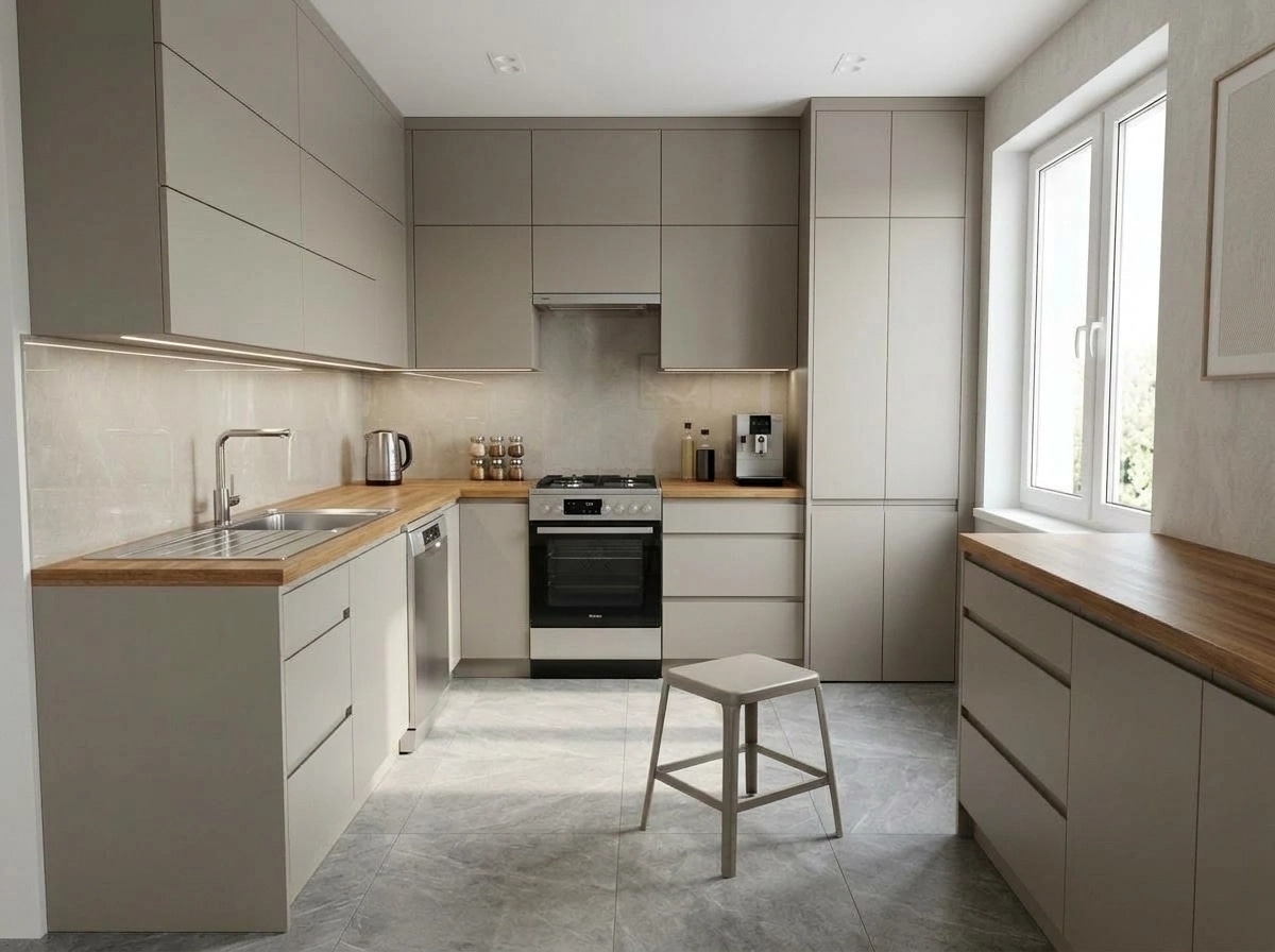 Contemporary Kitchen design — interior photo by GenRoom AI
