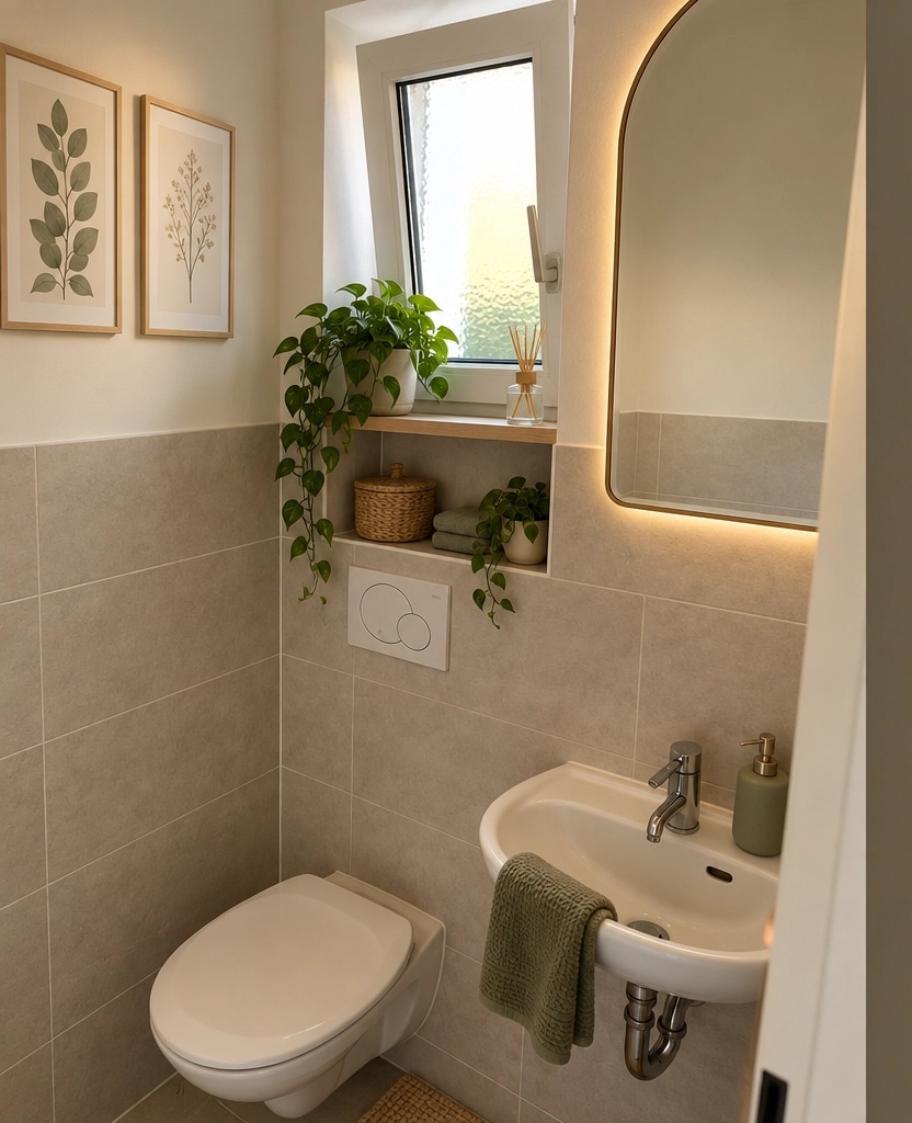 Interior design in Scandinavian style — Bathroom by GenRoom AI