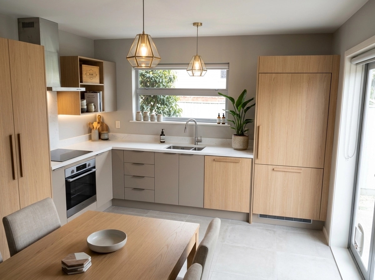 Interior design in Scandinavian style — Kitchen by GenRoom AI
