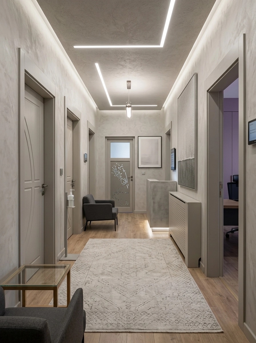 Interior design in Minimalism style — lobby by GenRoom AI