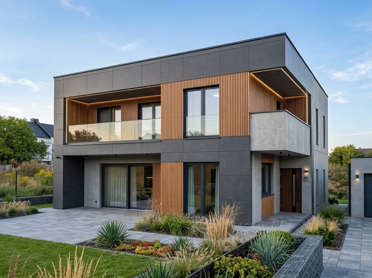 Contemporary Facade Facade design — facade photo by GenRoom AI
