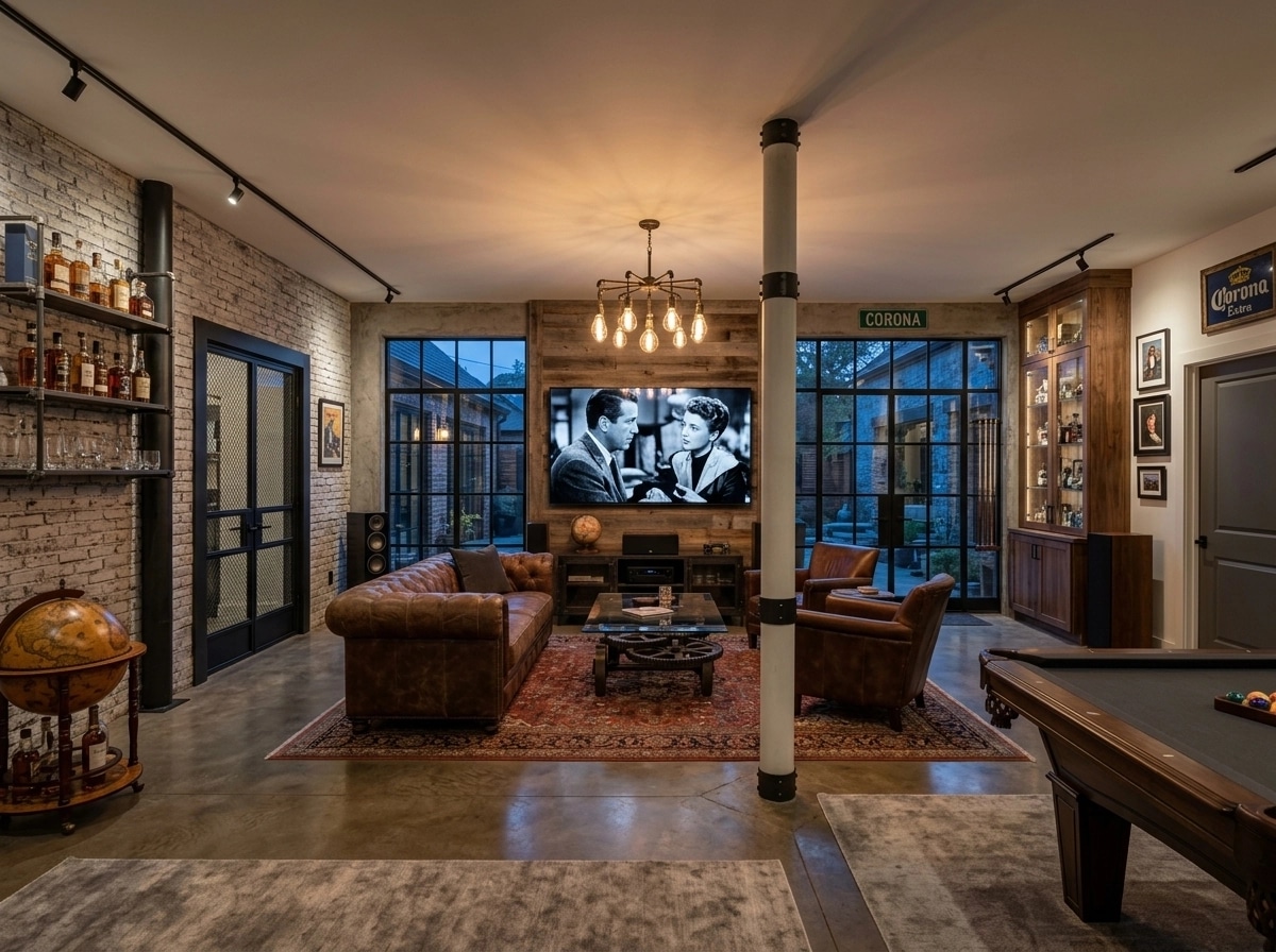 Interior design in Loft / Industrial style — other by GenRoom AI