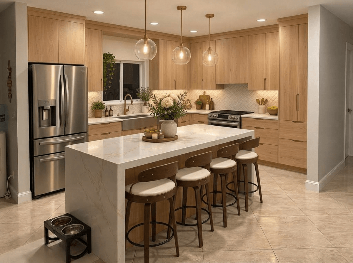 Kitchen interior in no_style style — photo by GenRoom AI