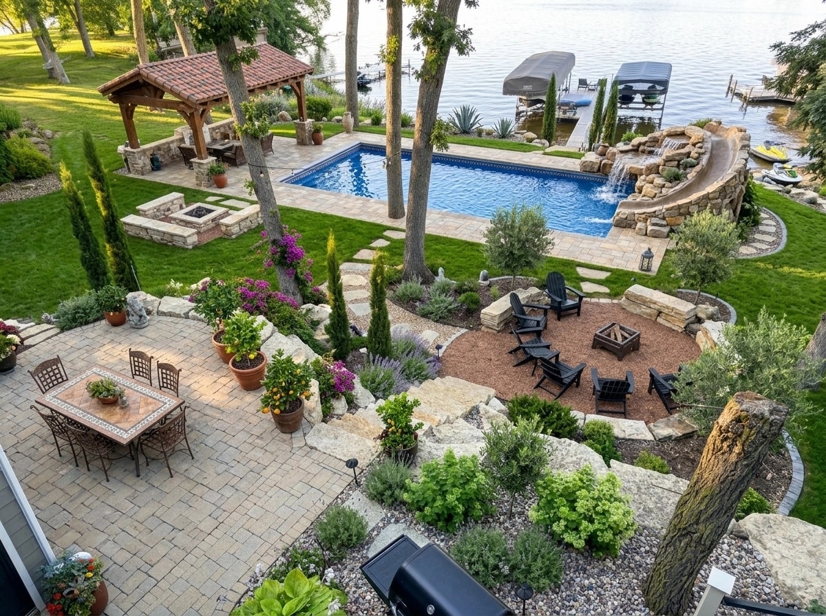 Mediterranean Yard Yard design — yard photo by GenRoom AI