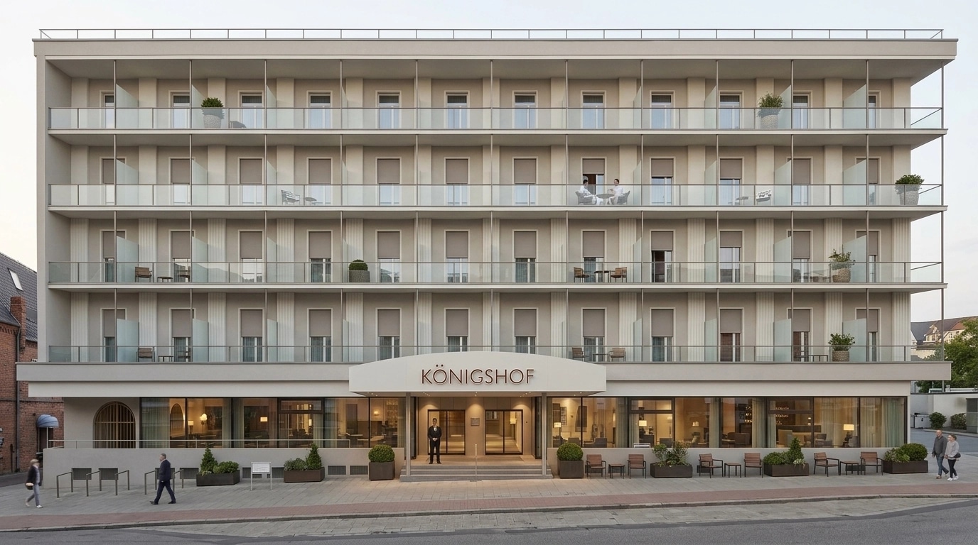 Facade design in German Modernist Facade style — Facade by GenRoom AI