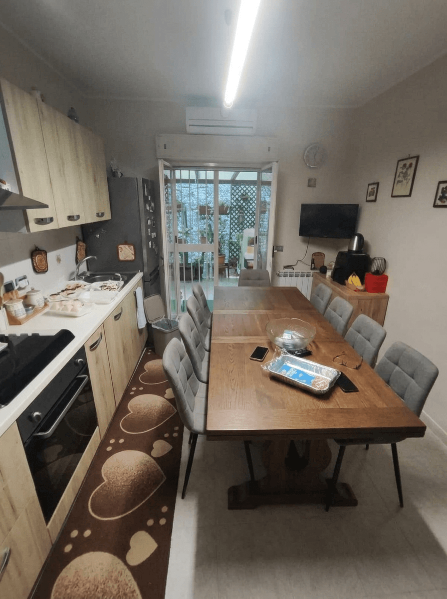 Kitchen interior in no_style style — photo by GenRoom AI