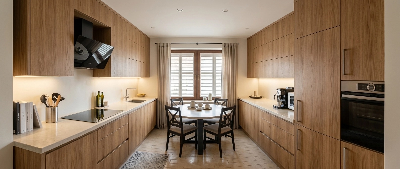 Kitchen interior in Contemporary style — photo by GenRoom AI