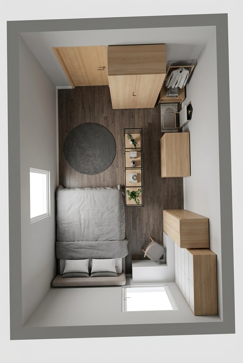 Minimalism Bedroom design — interior photo by GenRoom AI