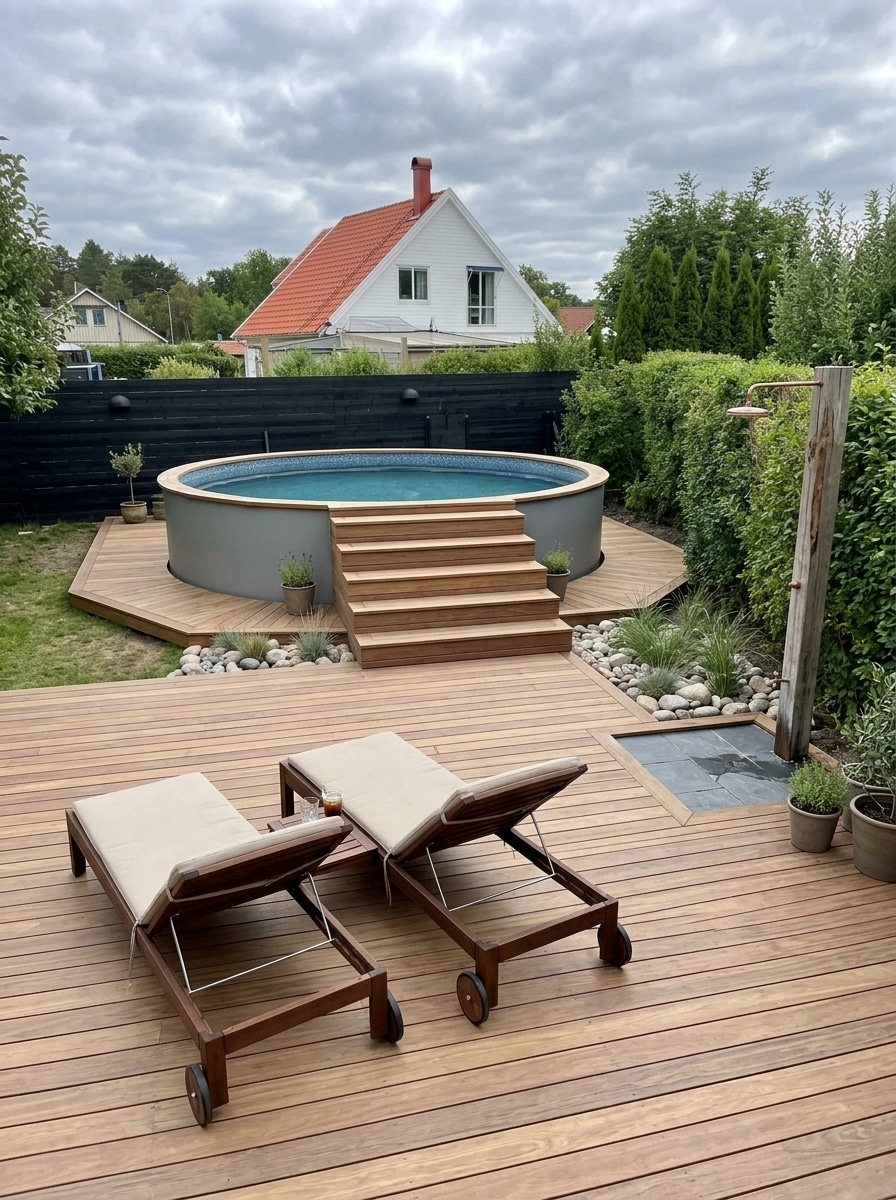 Yard design in no_style style — photo by GenRoom AI